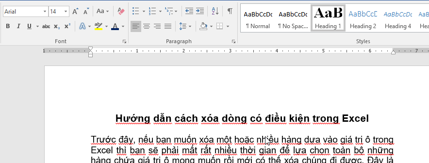 Các thao tác định dạng đoạn văn bản trong Microsoft Word